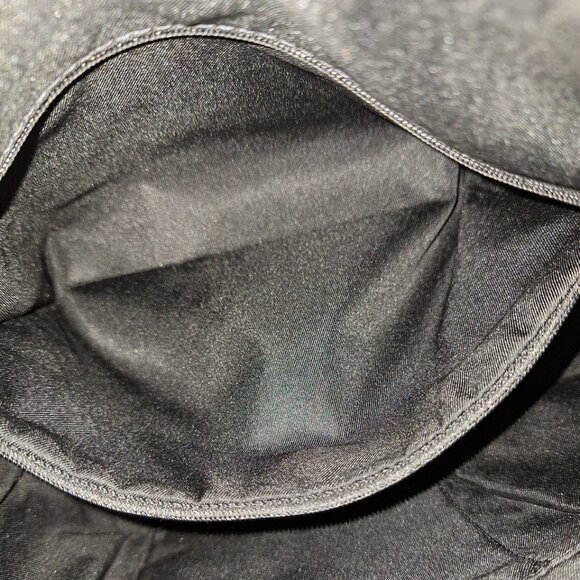 Fossil Rachel Satchel B/W Heart Stripe Vegan Leather & Canvas Crossbody Bag - Picture 8 of 10